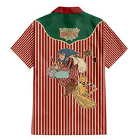 Western Yoke Family Matching Mermaid Dress and Hawaiian Shirt Befana Merry Christmas Retro Style - Wonder Print Shop