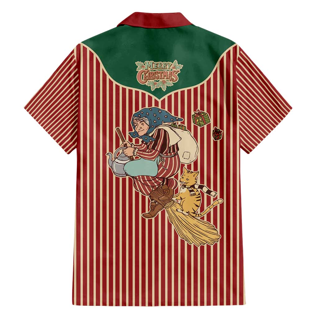 Western Yoke Family Matching Summer Maxi Dress and Hawaiian Shirt Befana Merry Christmas Retro Style - Wonder Print Shop