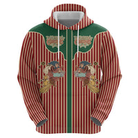 Western Yoke Hoodie Befana Merry Christmas Retro Style - Wonder Print Shop
