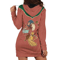 Western Yoke Hoodie Dress Befana Merry Christmas Retro Style - Wonder Print Shop