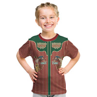 Western Yoke Kid T Shirt Befana Merry Christmas Retro Style - Wonder Print Shop
