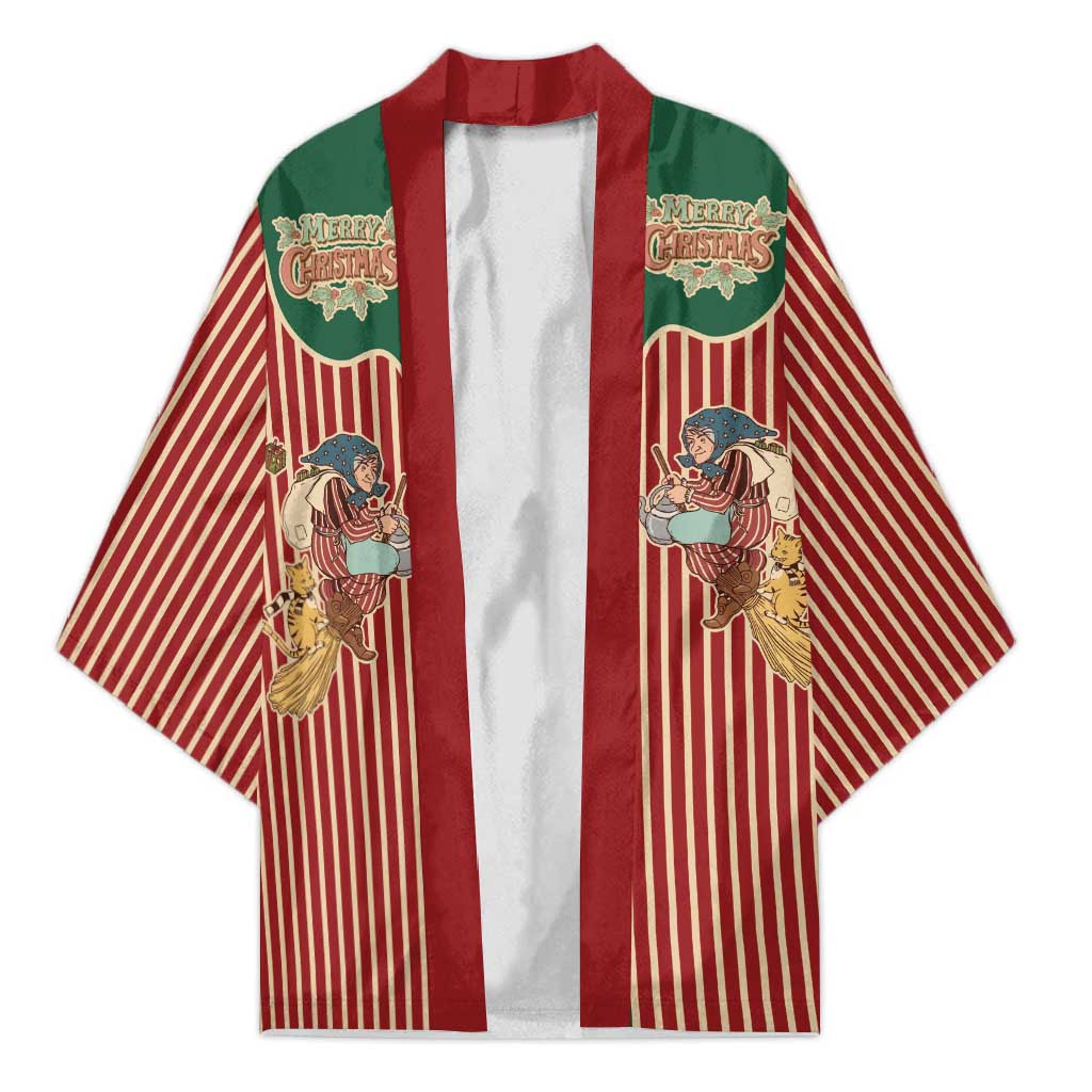 Western Yoke Kimono Befana Merry Christmas Retro Style - Wonder Print Shop