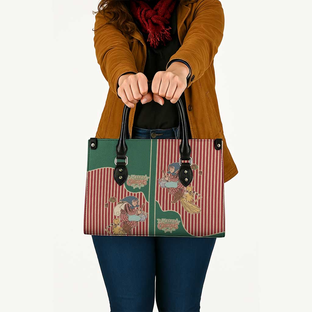 Western Yoke Leather Bag Befana Merry Christmas Retro Style - Wonder Print Shop