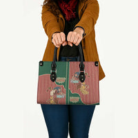 Western Yoke Leather Bag Befana Merry Christmas Retro Style - Wonder Print Shop