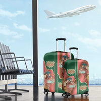 Western Yoke Luggage Cover Befana Merry Christmas Retro Style - Wonder Print Shop