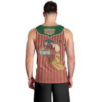 Western Yoke Men Tank Top Befana Merry Christmas Retro Style - Wonder Print Shop