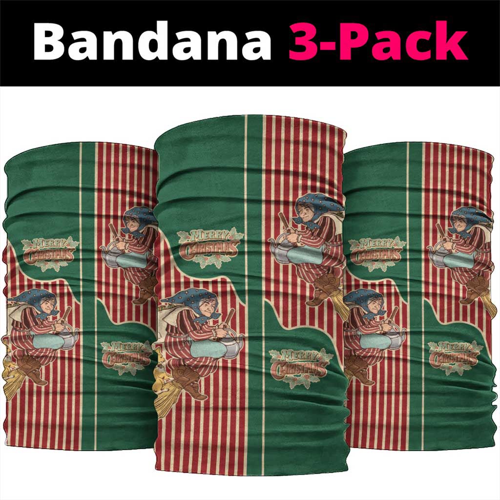 Western Yoke Neck Gaiter Befana Merry Christmas Retro Style - Wonder Print Shop