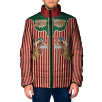 Western Yoke Padded Jacket Befana Merry Christmas Retro Style - Wonder Print Shop