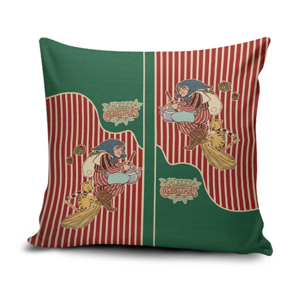Western Yoke Pillow Cover Befana Merry Christmas Retro Style - Wonder Print Shop