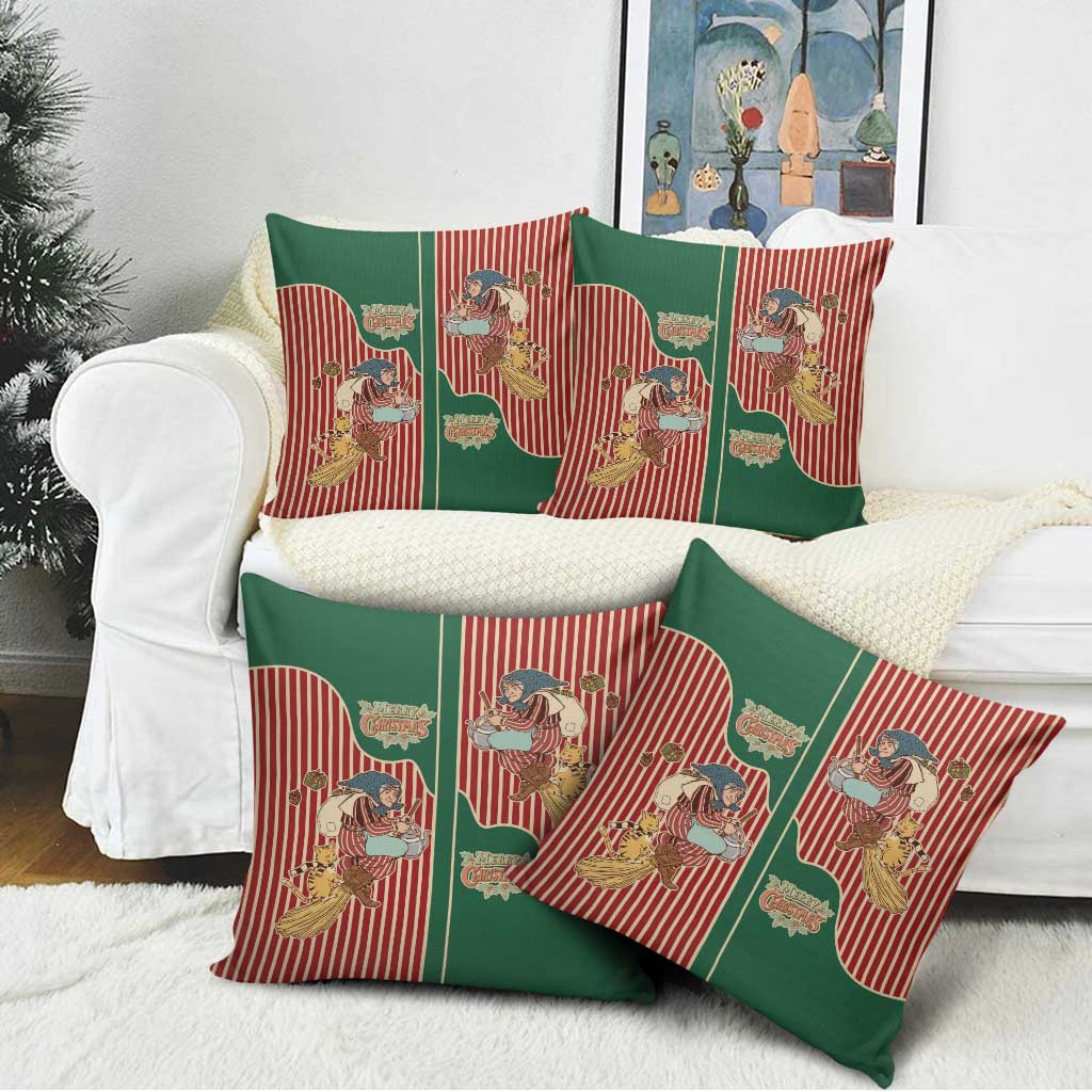 Western Yoke Pillow Cover Befana Merry Christmas Retro Style - Wonder Print Shop