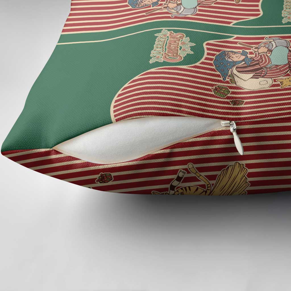 Western Yoke Pillow Cover Befana Merry Christmas Retro Style - Wonder Print Shop