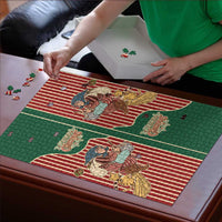 Western Yoke Puzzle Befana Merry Christmas Retro Style - Wonder Print Shop