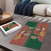 Western Yoke Puzzle Befana Merry Christmas Retro Style - Wonder Print Shop