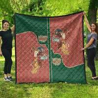 Western Yoke Quilt Befana Merry Christmas Retro Style - Wonder Print Shop