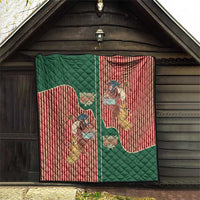 Western Yoke Quilt Befana Merry Christmas Retro Style - Wonder Print Shop