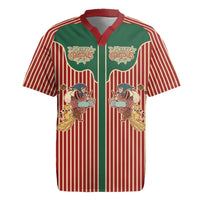 Western Yoke Rugby Jersey Befana Merry Christmas Retro Style - Wonder Print Shop
