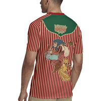 Western Yoke Rugby Jersey Befana Merry Christmas Retro Style - Wonder Print Shop
