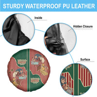 Western Yoke Spare Tire Cover Befana Merry Christmas Retro Style - Wonder Print Shop