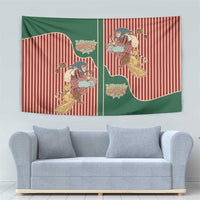 Western Yoke Tapestry Befana Merry Christmas Retro Style - Wonder Print Shop