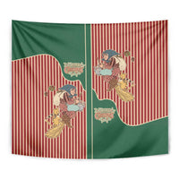 Western Yoke Tapestry Befana Merry Christmas Retro Style - Wonder Print Shop