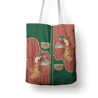 Western Yoke Tote Bag Befana Merry Christmas Retro Style - Wonder Print Shop