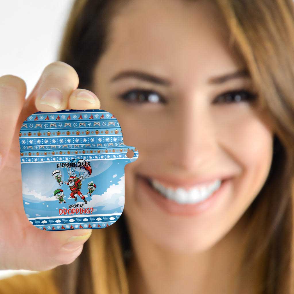 Gamer Christmas AirPods Case Alright Elves Where We Dropping - Wonder Print Shop