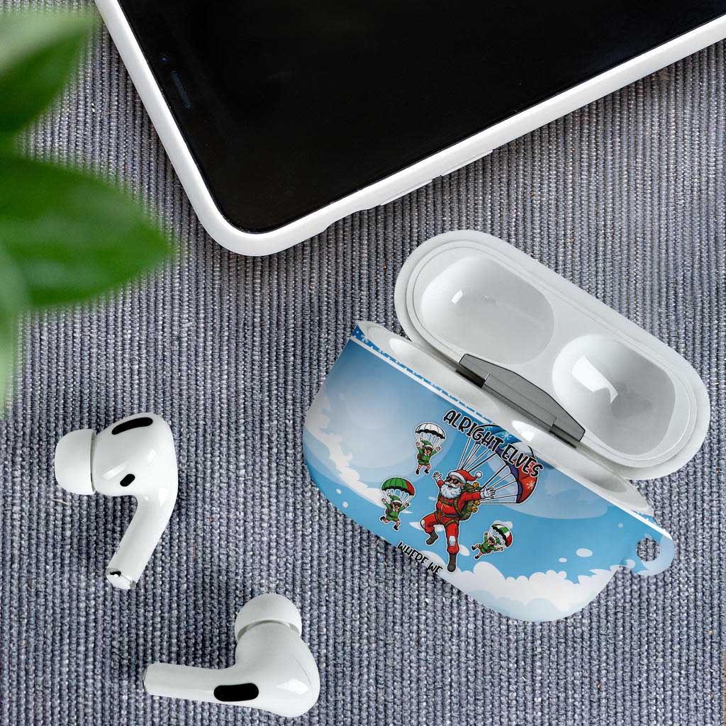 Gamer Christmas AirPods Case Alright Elves Where We Dropping - Wonder Print Shop