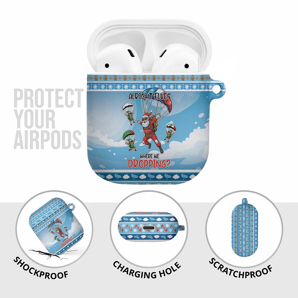 Gamer Christmas AirPods Case Alright Elves Where We Dropping - Wonder Print Shop