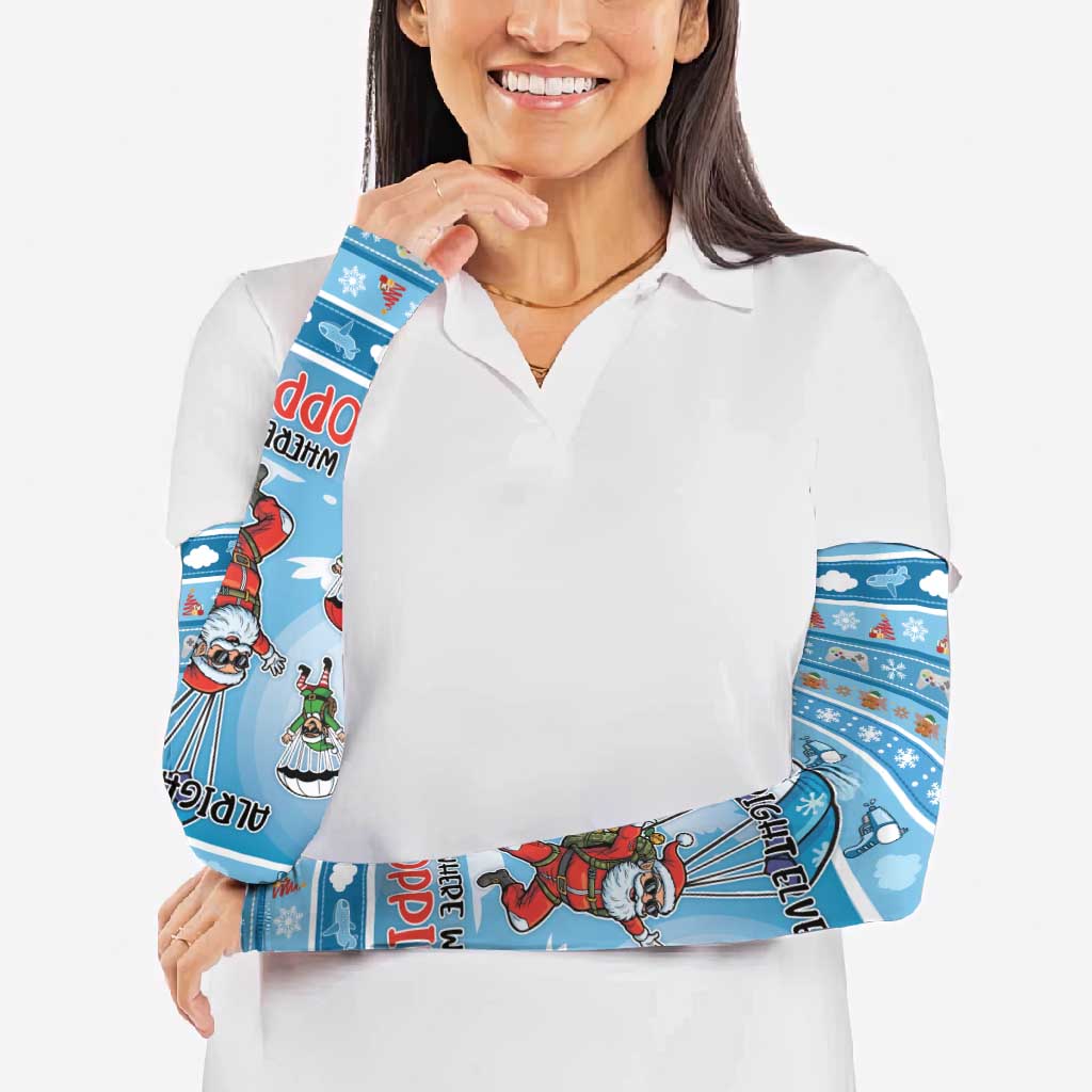 Gamer Christmas Arm Sleeves Alright Elves Where We Dropping - Wonder Print Shop