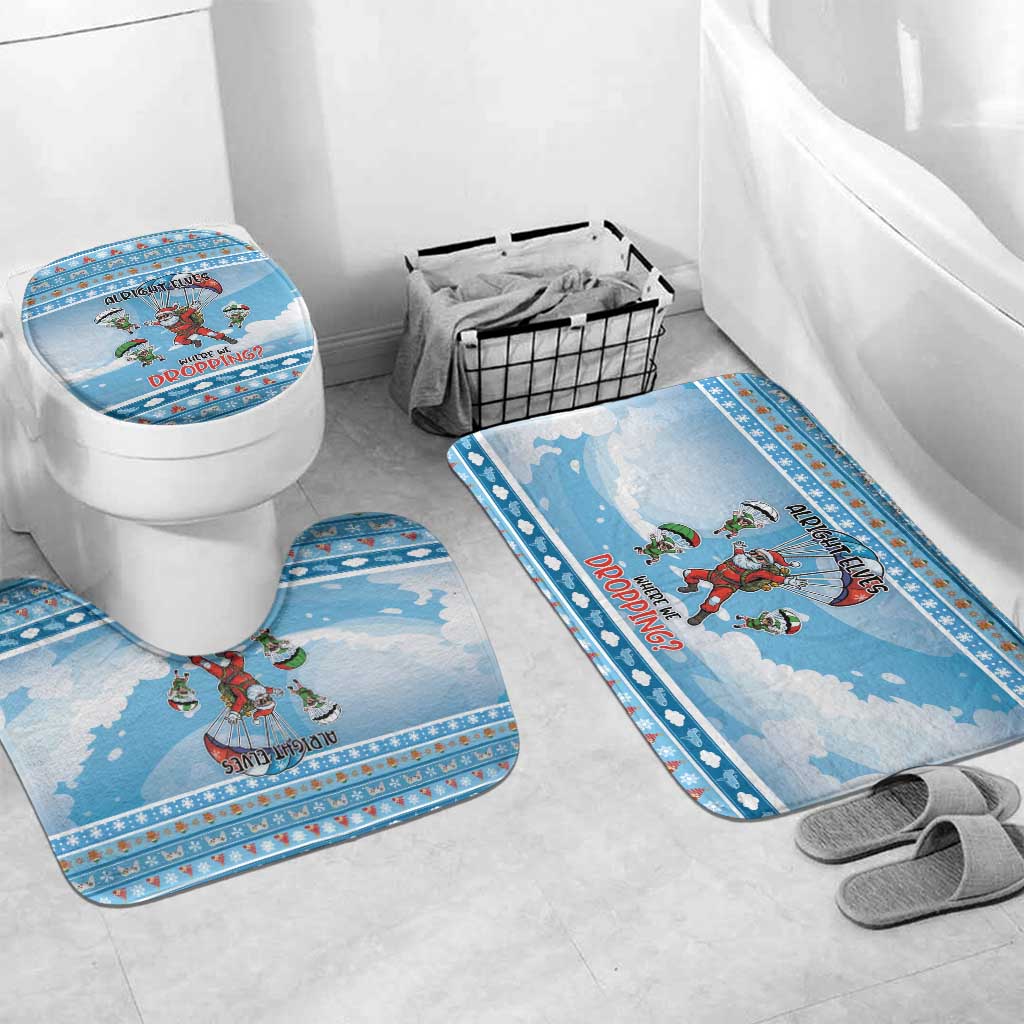Gamer Christmas Bathroom Set Alright Elves Where We Dropping - Wonder Print Shop