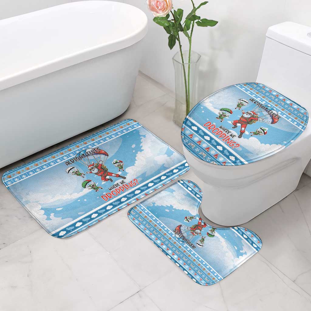 Gamer Christmas Bathroom Set Alright Elves Where We Dropping - Wonder Print Shop