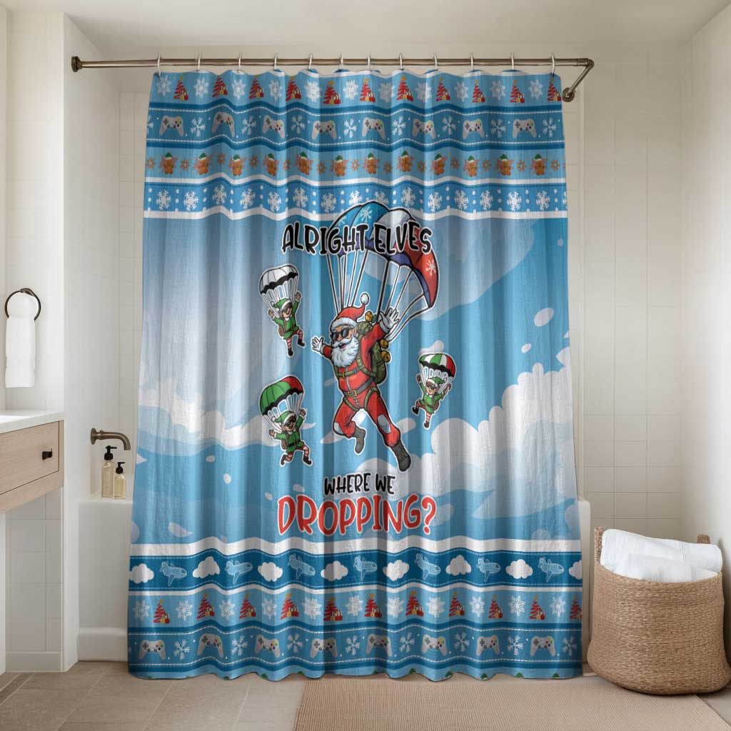 Gamer Christmas Bathroom Set Alright Elves Where We Dropping - Wonder Print Shop