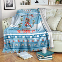 Gamer Christmas Blanket Alright Elves Where We Dropping - Wonder Print Shop