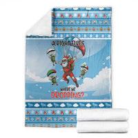 Gamer Christmas Blanket Alright Elves Where We Dropping - Wonder Print Shop
