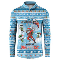 Gamer Christmas Button Sweatshirt Alright Elves Where We Dropping - Wonder Print Shop