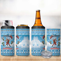 Gamer Christmas 4 in 1 Can Cooler Tumbler Alright Elves Where We Dropping - Wonder Print Shop