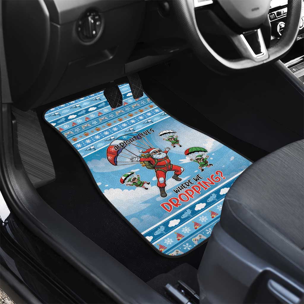 Gamer Christmas Car Mats Alright Elves Where We Dropping - Wonder Print Shop