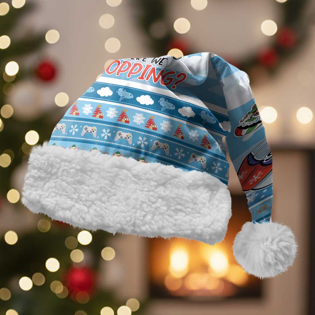 Gamer Christmas Santa Hat Alright Elves Where We Dropping - Wonder Print Shop