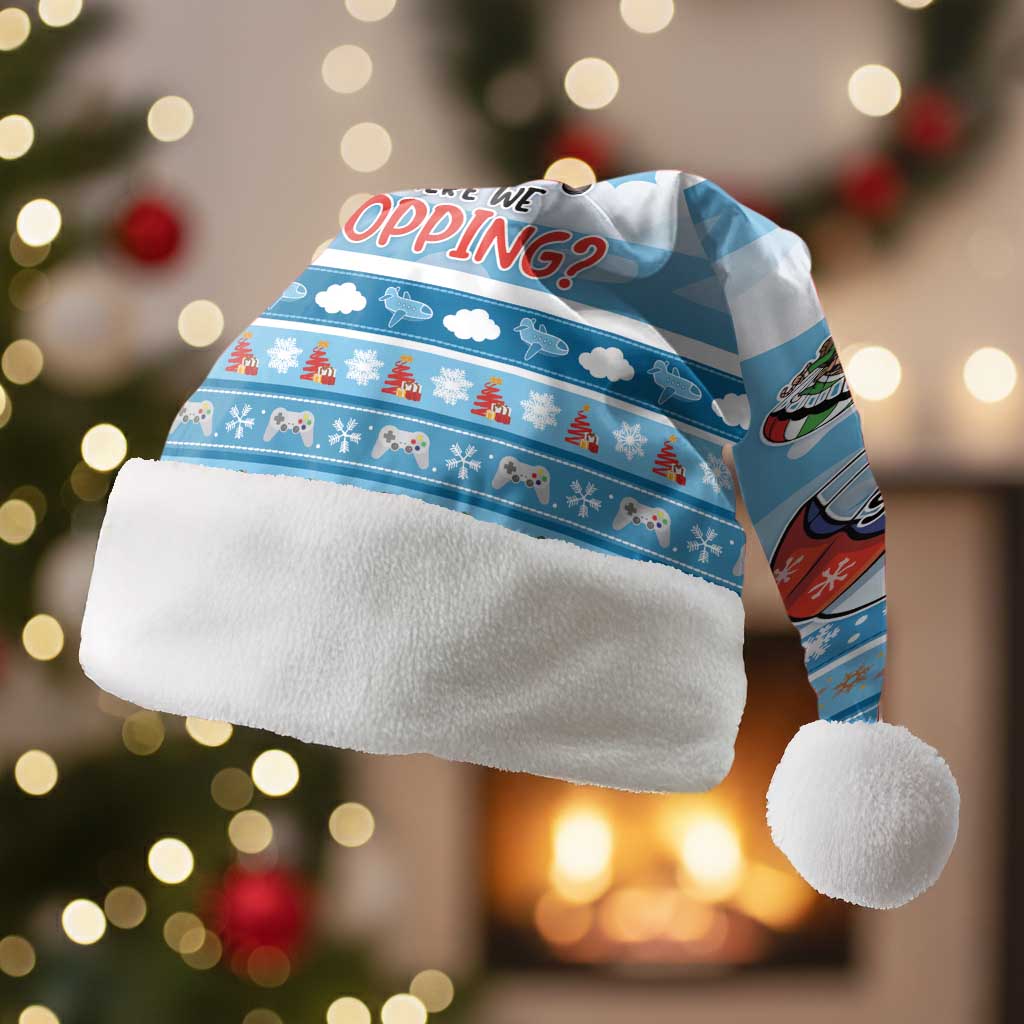 Gamer Christmas Santa Hat Alright Elves Where We Dropping - Wonder Print Shop