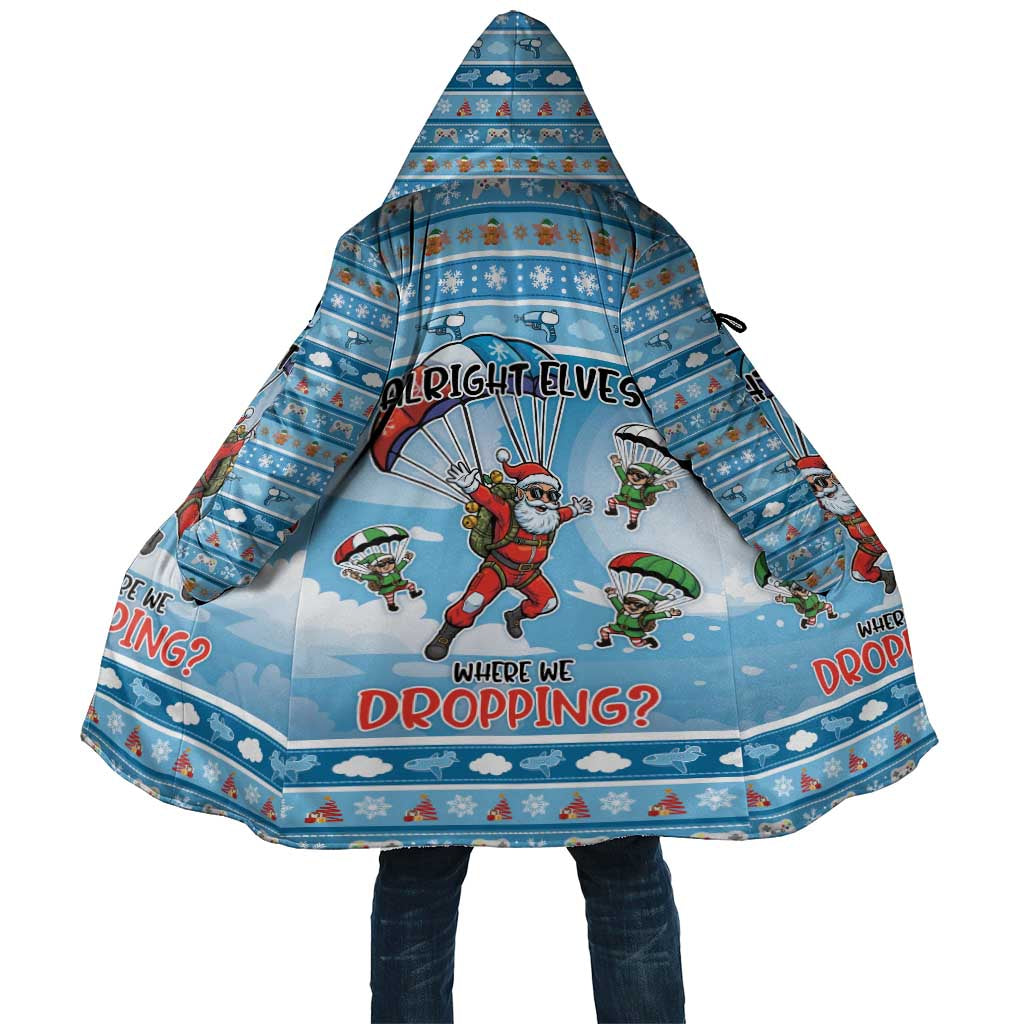Gamer Christmas Cloak Alright Elves Where We Dropping - Wonder Print Shop