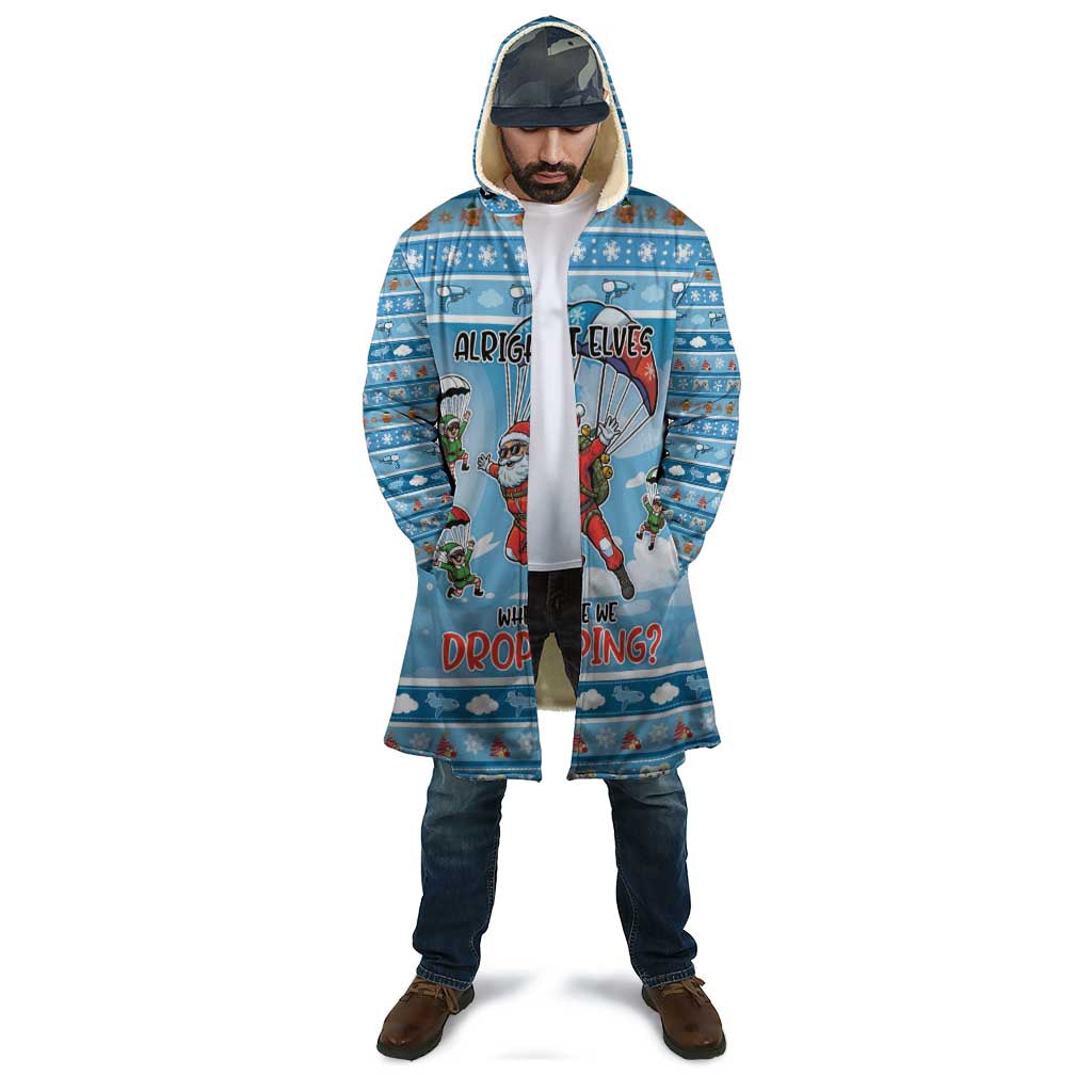 Gamer Christmas Cloak Alright Elves Where We Dropping - Wonder Print Shop