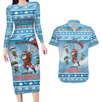 Gamer Christmas Couples Matching Long Sleeve Bodycon Dress and Hawaiian Shirt Alright Elves Where We Dropping - Wonder Print Shop