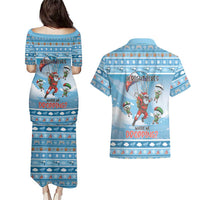 Gamer Christmas Couples Matching Puletasi and Hawaiian Shirt Alright Elves Where We Dropping - Wonder Print Shop