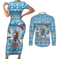 Gamer Christmas Couples Matching Short Sleeve Bodycon Dress and Long Sleeve Button Shirt Alright Elves Where We Dropping - Wonder Print Shop