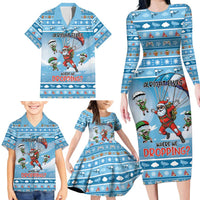 Gamer Christmas Family Matching Long Sleeve Bodycon Dress and Hawaiian Shirt Alright Elves Where We Dropping - Wonder Print Shop