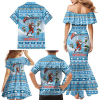 Gamer Christmas Family Matching Mermaid Dress and Hawaiian Shirt Alright Elves Where We Dropping - Wonder Print Shop