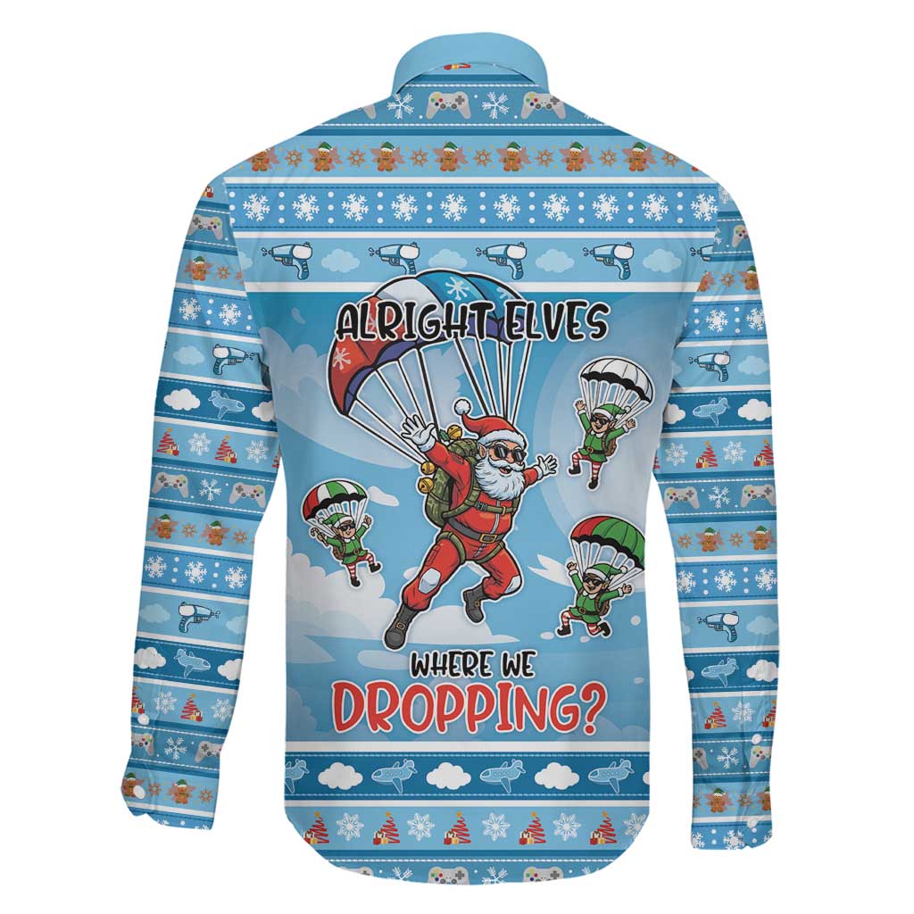 Gamer Christmas Family Matching Mermaid Dress and Hawaiian Shirt Alright Elves Where We Dropping - Wonder Print Shop