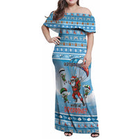 Gamer Christmas Family Matching Off Shoulder Maxi Dress and Hawaiian Shirt Alright Elves Where We Dropping - Wonder Print Shop