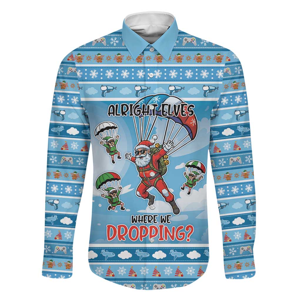 Gamer Christmas Family Matching Off Shoulder Short Dress and Hawaiian Shirt Alright Elves Where We Dropping - Wonder Print Shop