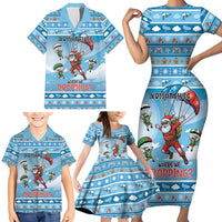 Gamer Christmas Family Matching Short Sleeve Bodycon Dress and Hawaiian Shirt Alright Elves Where We Dropping - Wonder Print Shop